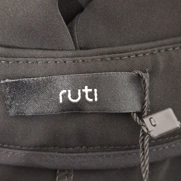 RUTI NEW Contemporary Modern Designer Racer Stripe Joanne Wide Leg Pants Size M - Picture 11 of 15